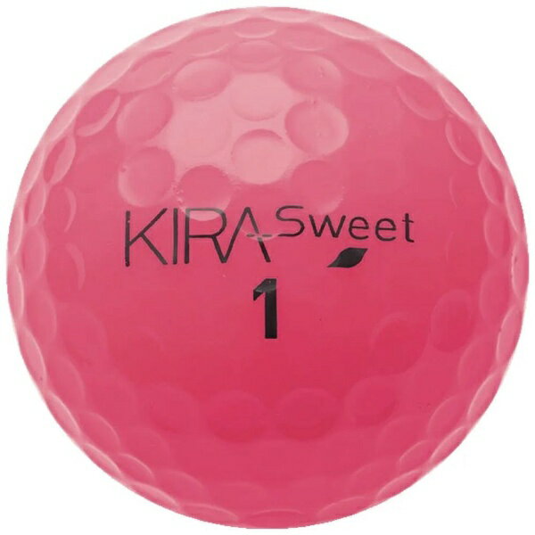 キャスコ｜kasco レディース ゴルフボール KIRA SWEET ピンク KIRASWEET [12球（1ダース）]【返品交換不可】
