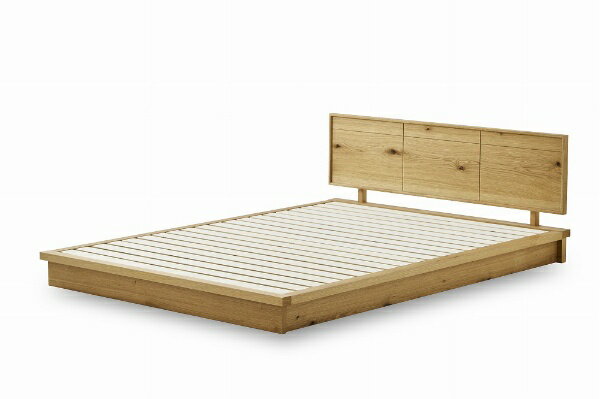 関家具|SEKI FURNITURE 【フレームのみ】セルバ(ダブルサイズ/ナチュラル/スノコ床板/収納なし)【キャンセル・返品不可】 [3]