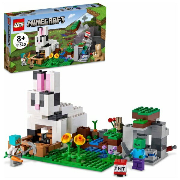 レゴブロック レゴジャパン｜LEGO LEGO（レゴ） 21181 マインクラフト ウサギ牧場【処分品の為、外装不良による返品・交換不可】