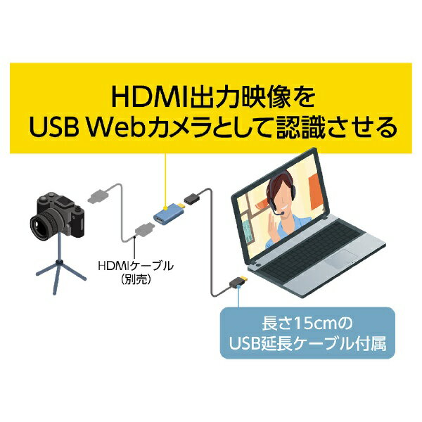 �ʥ��Х䥷��Nakabayashi �����֥���鲽 [USB-A��³ ���ݡ��ȡ�HDMI] ��USB-A��Ĺ�����֥� USB3.0����ץ��㡼��˥å� HDMI������ UCP-HD31