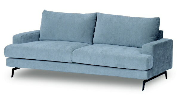 関家具|SEKI FURNITURE 3人掛けソファ エレーナ(グレー/約幅194×奥行88×高さ80×座面高さ42cm)【キャンセル・返品不可】