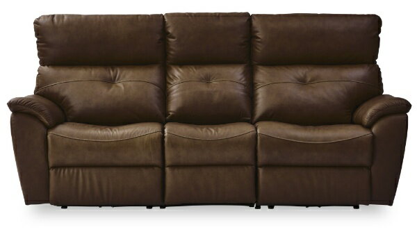 関家具｜SEKI FURNITURE 3人掛け電動ソファ ラッフル（ブラウン/約幅205×奥行92~157×高さ78~99×座面高さ46~50cm）【キャンセル・返品不可】