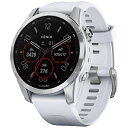 GARMIN｜ガーミン fenix 7S 【Suica対応】 GARMIN Silver Whitestone 010-02539-07