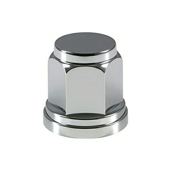 JET INOUE｜ジェット・イノウエ フラットナットカバー ISO33mm 樹脂/クロームメッキ 高さ51mm 10個入 500444