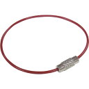 ニッサチェイン|NISSA CHAIN ニッサチェインビニコートキーワイヤー赤160mm1PK=1個入り P-17545123