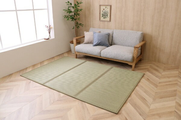 イケヒコ｜IKEHIKO フレアマットレス 3連ユニット畳（ダブル/約140×210×1.2cm/グリーン）