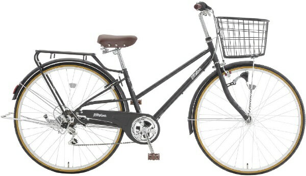 アサヒサイクル｜Asahi Cycle 自転車 ベレッグタウン Belleg Town ツヤケシブラック FCE76S [外装6段 /27インチ]2022年モデル【キャンセル・返品不可】 【代金引換配送不可】