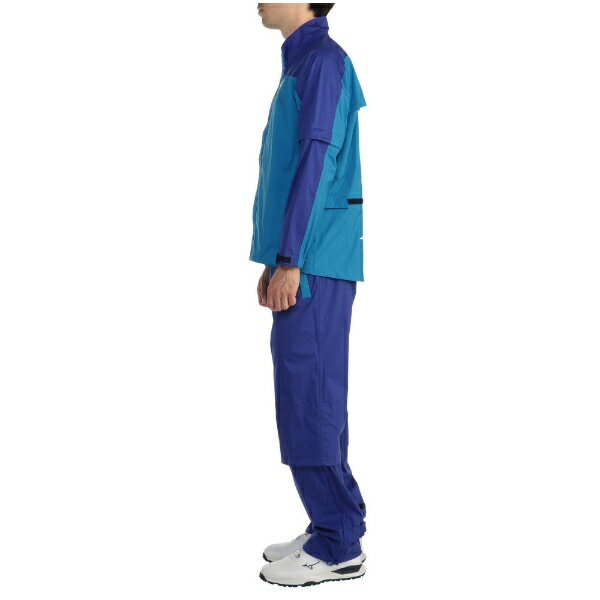 【エントリーで最大全額ポイント還元｜3/11まで】 mizuno｜ミズノ メンズ ムーブレインスーツII 上下セット(2XLサイズ/ブルー) E2MG2A01【返品交換不可】