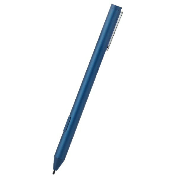 エレコム｜ELECOM 〔タッチペン：Surface対応〕USB-A充電式 アクティブタッチペン 極細 ペン先 2mm ブルー P-TPMPP20BU