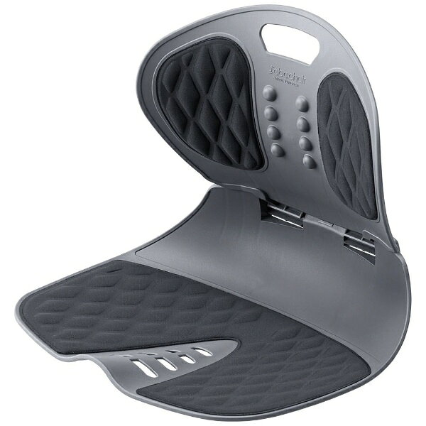 キングジム｜KING JIM 折りたためる姿勢改善チェアー クロ SCH10のサムネイル