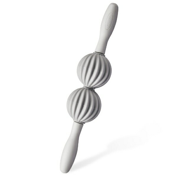 ELECOM｜エレコム お風呂で使えるストレッチ筋膜ローラー マグネットホルダー付/筋膜リリース(グレー：ハードタイプ) HCF-BTSRLHGY