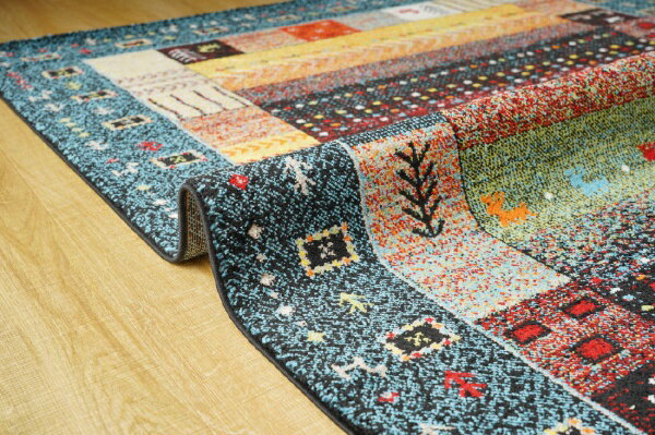 イケヒコ｜IKEHIKO ウィルトンラグ イビザ（約200×250cm/ネイビー）