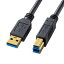 掠ץ饤SANWA SUPPLY USB-A  USB-B֥ [1.5m /USB3.2 Gen1] KU30-15BKK
