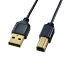 掠ץ饤SANWA SUPPLY USB-A  USB-B֥ [1m /USB2.0] ˺ ֥å KU20-SL10BKK