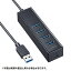 掠ץ饤SANWA SUPPLY USB-3H405BKN USB-Aϥ micro USB᥹(Chrome/Mac/Windows11б) ֥å [Хեѥ /4ݡ /USB 3.2 Gen1б]