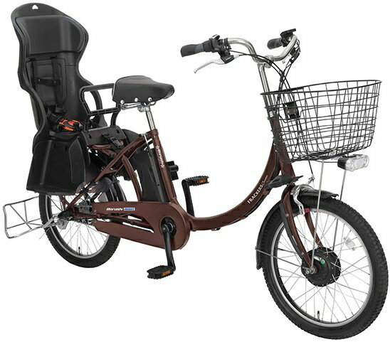 【電動自転車】 丸石サイクル｜Maruishi Cycle 電動アシスト自転車 ふらっか〜ず　ココッティアシスト FRACKERS Cocotie メタリックブラウン ASFRR203M [20インチ /3段変速]2022年モデル【キャンセル・返品不可】 【代金引換配送不可】