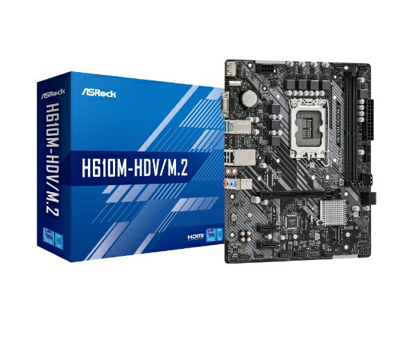 ASROCK｜アスロック マザーボード H610M-HDV/M.2 [MicroATX]