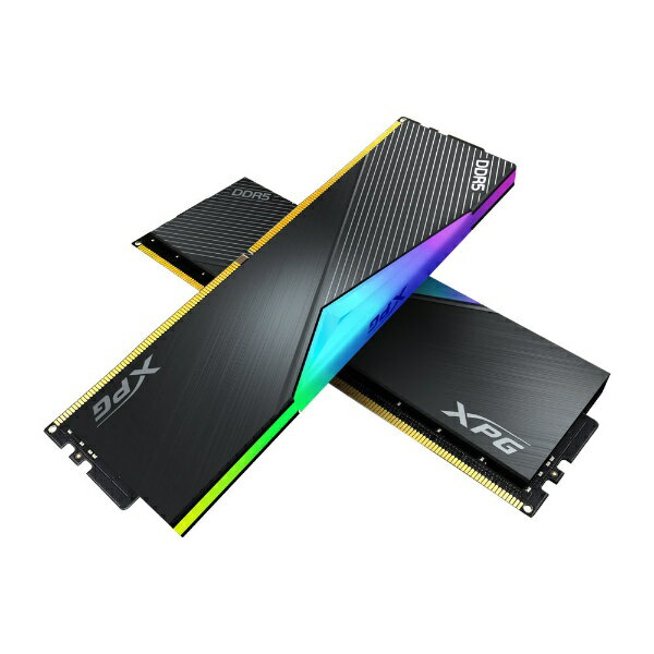 ADATA｜エイデータ 増設メモリ XPG LANCER RGB DDR5-5200 ブラック AX5U5200C3816G-DCLARBK DIMM DDR5 /16GB /2枚
