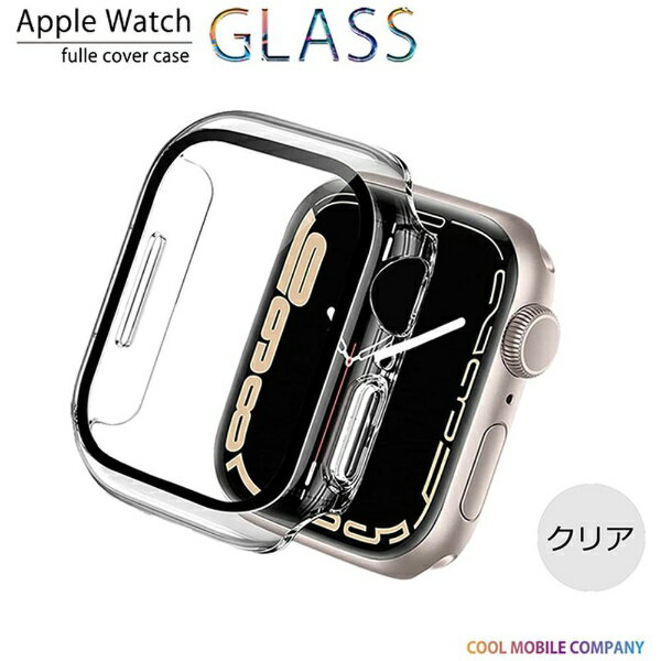 Х륫ѥˡCOOL MOBILE COMPANY Apple Watch 7-8 45mm ե륫С ꥢ ꥢ AWPC45-CL