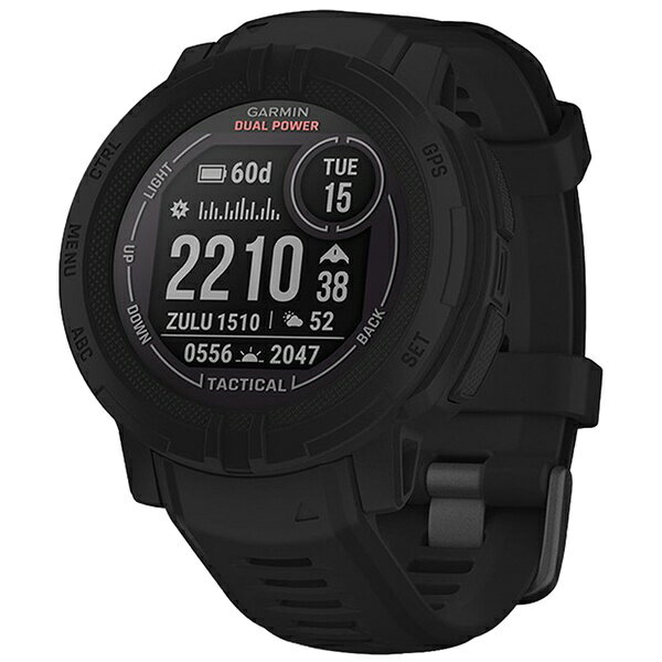 GARMIN｜ガーミン 【Suica対応】Instinct 2 Dual Power Tactical Edition Black 010-02627-43