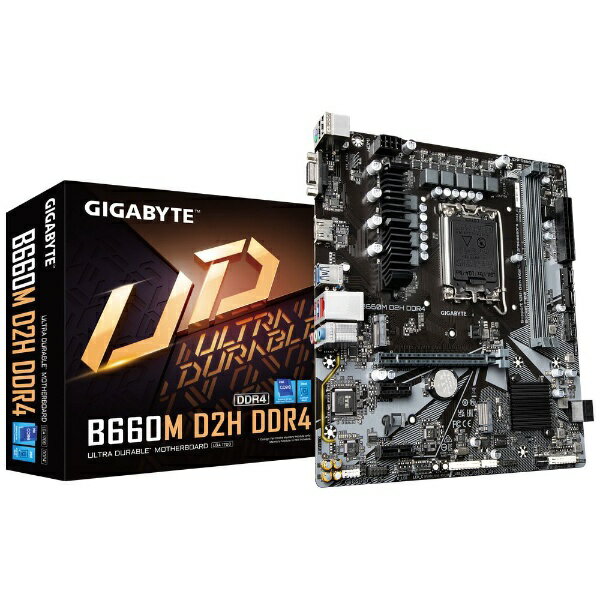 GIGABYTE｜ギガバイト マザーボード B660M D2H DDR4 MicroATX /LGA1700