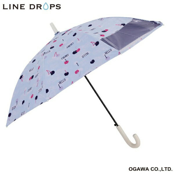 小川｜Ogawa キッズパラソル長傘 LINEDROPS チェリー LD-KPS-P9 50 晴雨兼用傘 /子供用 /50cm
