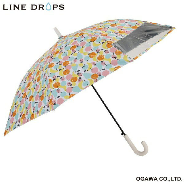 小川｜Ogawa キッズパラソル長傘 LINEDROPS フルーツ LD-KPS-P13 55 晴雨兼用傘 /子供用 /55cm