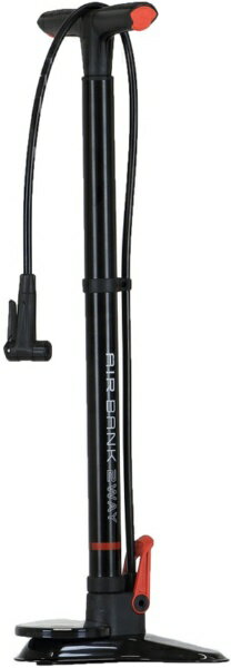P&P COMPONENTS|ピーアンドピーコンポーネンツ フロアポンプ AIR BANK 2WAY(ブラック)