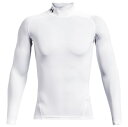 アンダーアーマー|UNDER ARMOUR メンズ UAヒートギアアーマー ロングスリーブ シャツ モック UA HG Armour Comp Mock L(M...