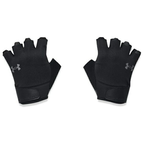 アンダーアーマー｜UNDER ARMOUR メンズ トレーニング グローブ M’s Training Glove(MDサイズ/ブラック×ブラック×ピッチグレー) 1369826【返品交換不可】