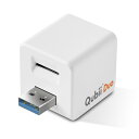 maktar｜マクター iOS＆Android両用カードリーダーQubii Duo（キュービィデュオ）iOS＆Android両用バックアップ microSD 充電 カードリーダー Type A ホワイト MKPQD-W