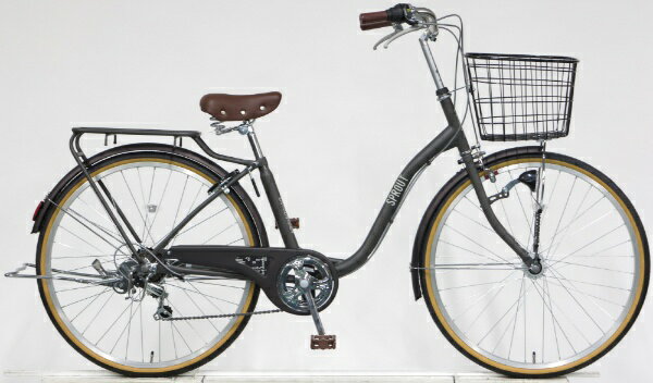 【エントリーで2倍pt(4/5まで)】 アサヒサイクル｜Asahi Cycle 自転車 スプラウト 266S SPROUT 266S チャコールグレー FD66BG [外装6段 /26インチ]【キャンセル・返品不可】 【代金引換配送不可】のサムネイル