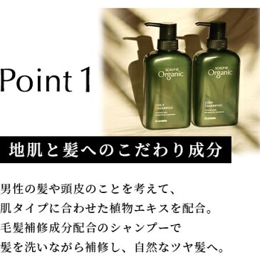 ANGFA｜アンファー スカルプD オーガニック スカルプシャンプー オイリー（脂性肌用）350mL シャンプー／オイリー（脂性肌用）