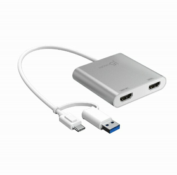 j5 createåե֥ꥨ Ѵץ [USB-CUSB-A ᥹ HDMIx2] 4Kб С JCA365