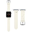 グルマンディーズ｜gourmandise Apple Watch 41/40/38mm 対応 レザーバンド ミッフィー フェイス MF-306WH