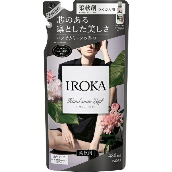 花王｜Kao IROKA(イロカ)つめかえ用 480mL ハンサムリーフの香り
