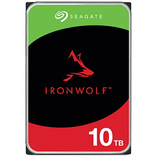 SEAGATE｜シーゲート ST10000VN000 内蔵HDD SATA接続 IronWolf(NAS用)キャッシュ256MB [10TB /3.5インチ]