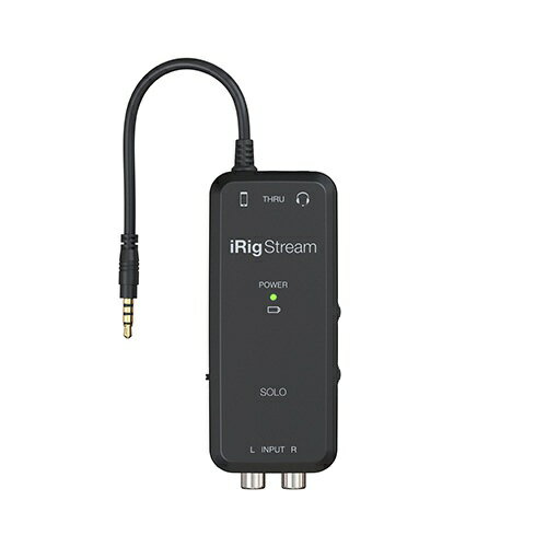 IKMULTIMEDIA｜アイ・ケー・マルチメディア 〔ストリーミング配信用 オーディオインターフェイス〕iRig Stream Solo (Android/iOS対応) IKM-OT-000090N