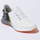 フットジョイ|FootJoy 27.0cm メンズ ゴルフシューズ MEN’S FJ フューエル BOA ウィズW:3E相当(ホワイト×ブラック) 55448【...