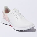 フットジョイ|FootJoy 24.5cm レディース ゴルフシューズ WOMEN’S FJ フューエル BOA ウィズW:3E相当(ホワイト×ピンク) 923...