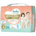 P&G｜ピーアンドジー Pampers（パンパース）肌へのいちばん 超吸収スリムパンツ Lサイズ（9-14kg）34枚