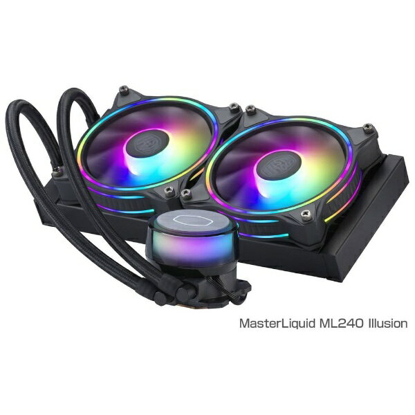 クーラーマスター｜COOLER MASTER 水冷CPUクーラー MasterLiquid ML240 Illusion ブラック MLX-D24M-A18P2-R1