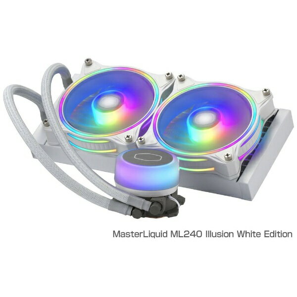 クーラーマスター｜COOLER MASTER 水冷CPUクーラー MasterLiquid ML240 Illusion White Edition ホワイト MLX-D24M-A18PW-R1