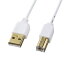 掠ץ饤SANWA SUPPLY USB-A  USB-B֥ [0.5m /USB2.0] ˺ ۥ磻 KU20-SL05WK
