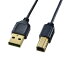 掠ץ饤SANWA SUPPLY USB-A  USB-B֥ [1.5m /USB2.0] ˺ ֥å KU20-SL15BKK