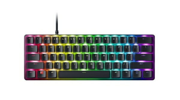 【エントリーで2倍pt(5/20まで)】 RAZER｜レイザー ゲーミングキーボード Huntsman Mini Analog(英語配列) RZ03-04340100-R3M1 [有線 /USB]