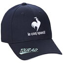 ルコック|le coq メンズ ゴルフキャップ(フリーサイズ/ネイビー)QGBTJC17 ネイビー QGBTJC17【返品交換不可】