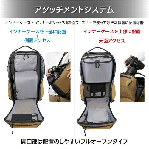 【エントリーで最大全額ポイント還元｜2/5まで】 LUXXe｜ラグゼ GRID（グリッド） ジップバックパック M LUXXe（ラグゼ） コヨーテ SLX-GZBPMCY [15〜20L]