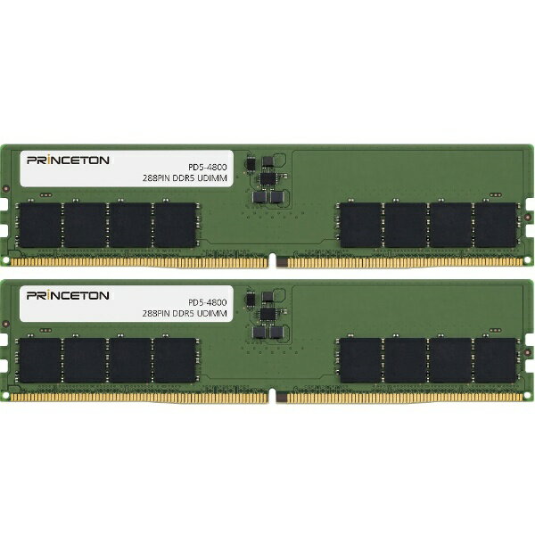 ץ󥹥ȥPRINCETON ߥ ǥȥåPC DDR5-4800 UDIMM PD5-4800-16GX2 [DIMM DDR5 /16GB /2]