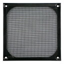 ainex|アイネックス 〔ケースファン用フィルター〕140mm用 アルミ CFA-Cシリーズ ブラック CFA-140C-BK(2)